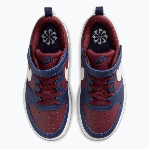 Детски обувки Nike Court Borough Low Recraft dark team red/ssoft pearl/midnight navy