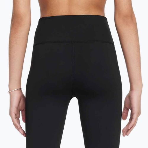 Детски клин Nike One Dri-Fit High-Waisted black/white