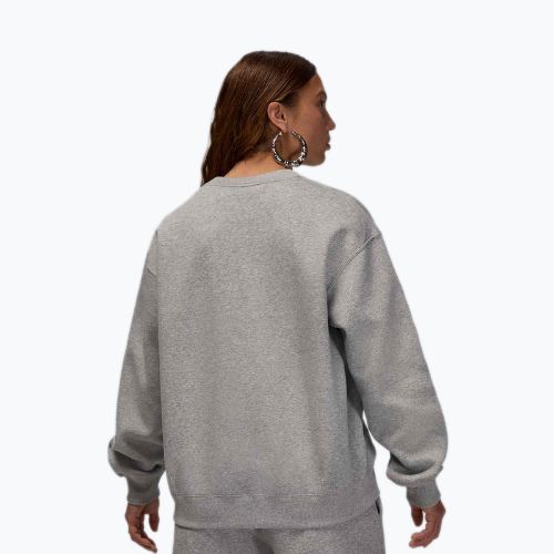 Дамски суитшърт Jordan Brooklyn Fleece dark grey heather/white