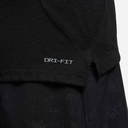 Мъжка тениска за тренировка Nike Flex Rep Dri-Fit black/white