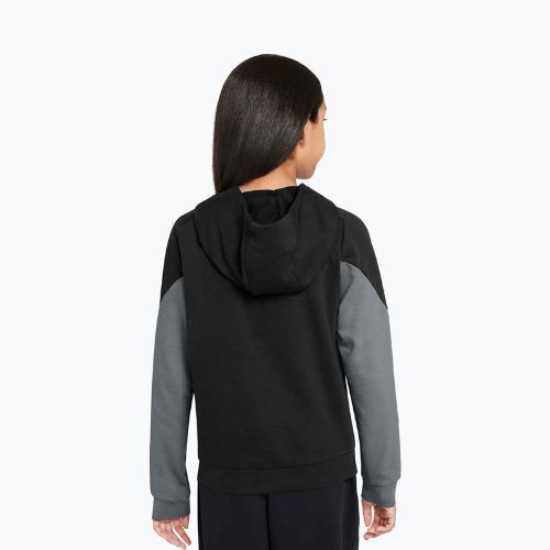 Детски суитшърт Nike Multi Dri-FIT black/smoke grey/white