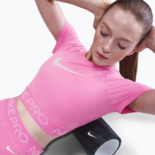 Дамски топ за тренировка Nike Pro Dri-Fit Graphic Cropped playful pink/pink foam/white
