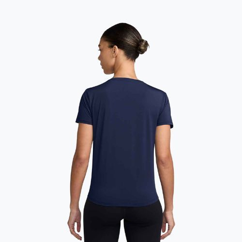 Дамска тениска за тренировка Nike One Classic Dri-Fit midnight navy/white