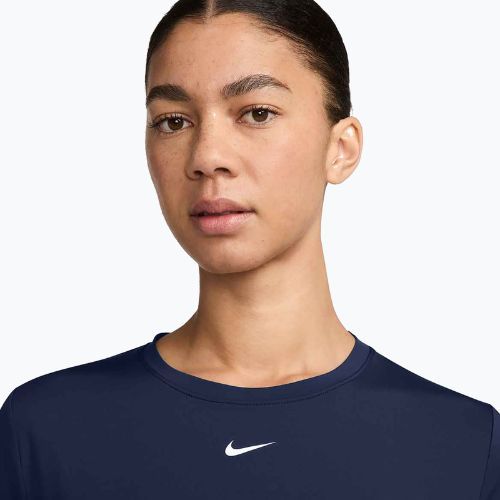 Дамска тениска за тренировка Nike One Classic Dri-Fit midnight navy/white