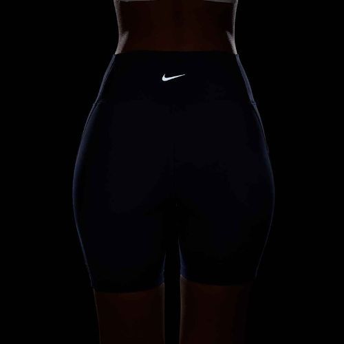 Дамски шорти Nike One High Waisted 8" Biker midnight navy