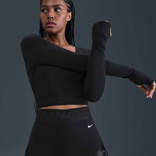 Дамски шорти Nike Pro Sculpt High Waisted 5" Biker black/anthracite/white