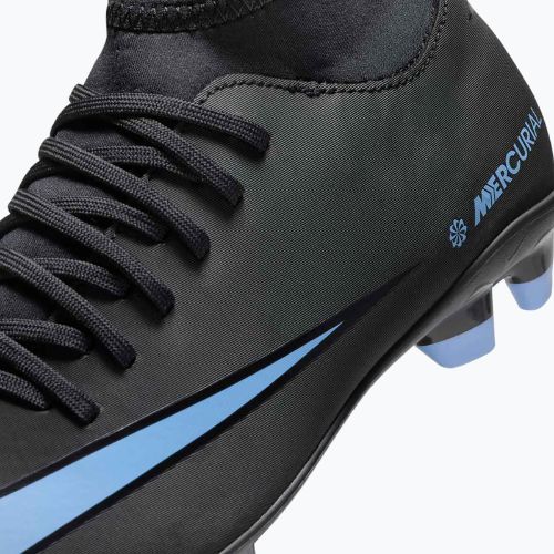 Детски футболни обувки Nike Mercurial Superfly 10 Club FG/MG black/ice blue