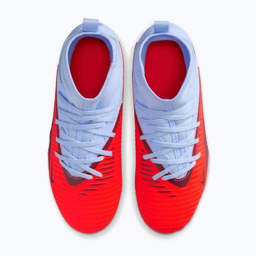Детски футболни обувки Nike Phantom 6 High Club FG/MG royal tint/bright crimson