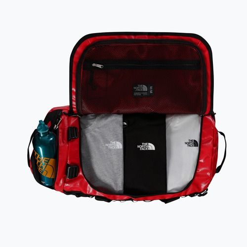 Пътна чанта The North Face Base Camp Duffel M 71 l red/ black