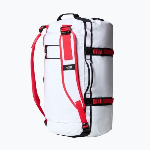 Пътна чанта The North Face Base Camp Duffel S 50 l white/black/elevation red