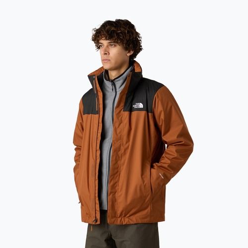 Мъжко яке 3в1 The North Face Evolve II Triclimate burnt umber/asphalt grey