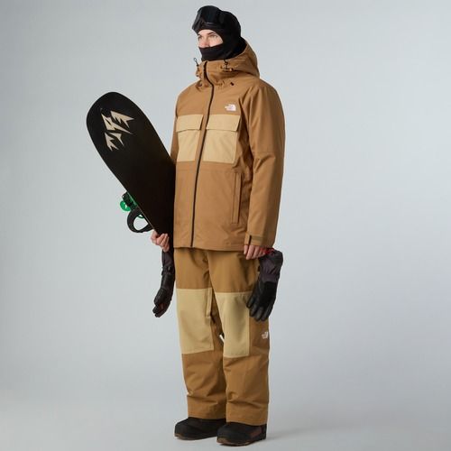 Мъжко яке за сноуборд The North Face Fourbarrel Triclimate utility brown/khaki