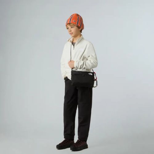 Детски суитшърт от полар The North Face Teen Glacier 1/4 Zip wine dune