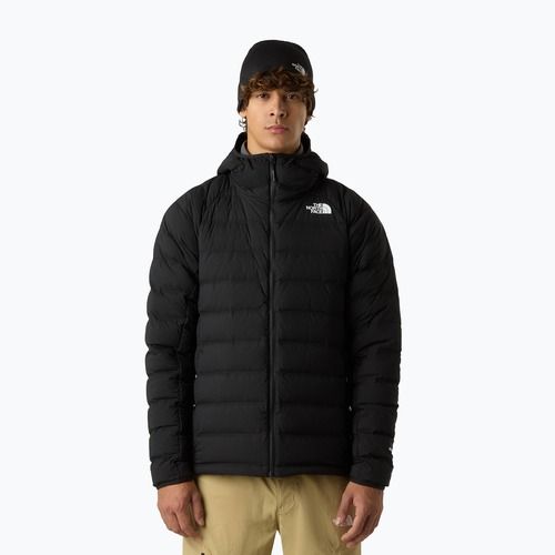 Мъжко пухено яке с качулка The North Face Abseil Stretch Down Hoodie black