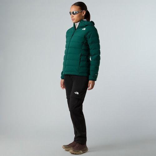 Дамско пухено яке The North Face Abseil Stretch Down Hoodie hunter green