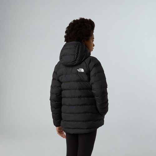 Детско пухено яке The North Face Reversible Perrito Hooded black/smoked pearl