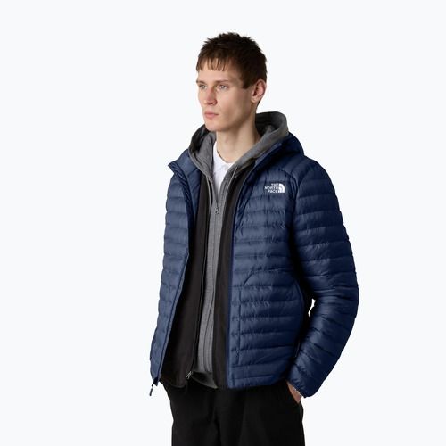 Мъжко пухено яке The North Face Huila Synthetic Hoodie summit navy