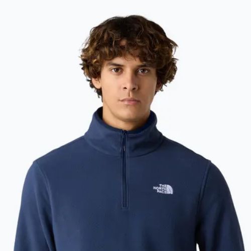 Мъжки суитшърт от полар The North Face Glacier Fleece 1/4 Zip summit navy