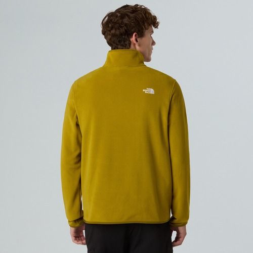 Мъжки суитшърт от полар The North Face Glacier Fleece 1/4 Zip deep dijon