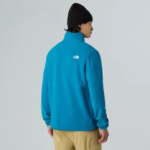 Мъжки суитшърт от полар The North Face Glacier Fleece 1/4 Zip dusk blue