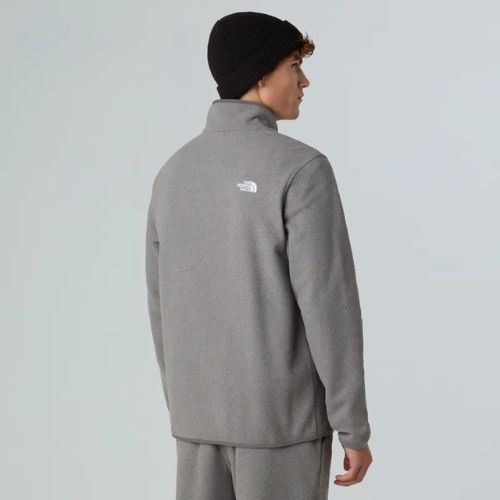 Мъжки суитшърт от полар The North Face Glacier Fleece 1/4 Zip mid grey heather