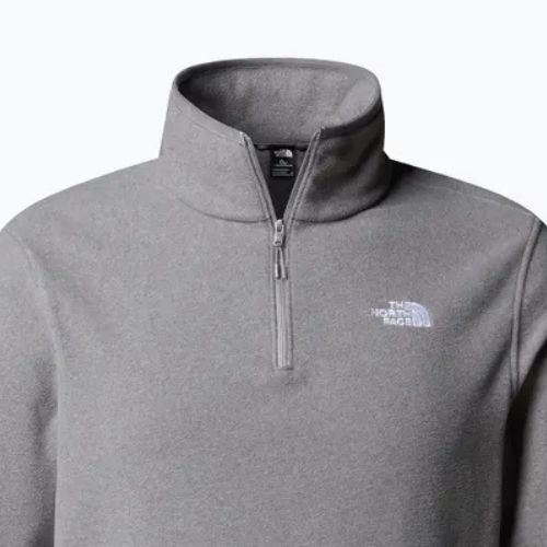 Мъжки суитшърт от полар The North Face Glacier Fleece 1/4 Zip mid grey heather