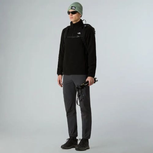 Мъжки суитшърт от полар The North Face Glacier Fleece 1/4 Zip black