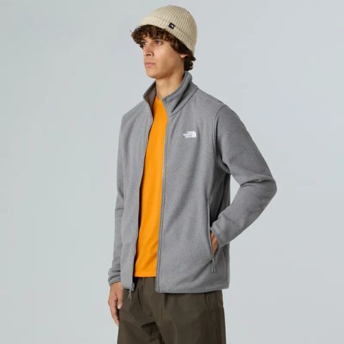 Мъжки суитшърт от полар The North Face Glacier Fleece mid grey heather