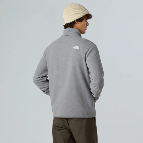 Мъжки суитшърт от полар The North Face Glacier Fleece mid grey heather