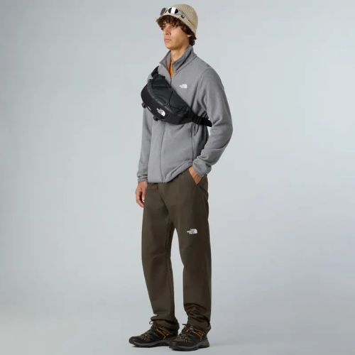 Мъжки суитшърт от полар The North Face Glacier Fleece mid grey heather