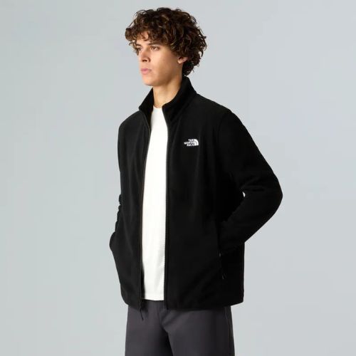 Мъжки суитшърт от полар The North Face Glacier Fleece black