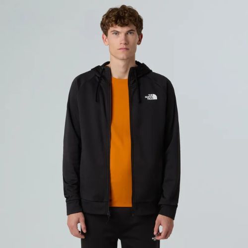 Мъжки суитшърт The North Face Reaxion 2.0 Hooded Full Zip black heather