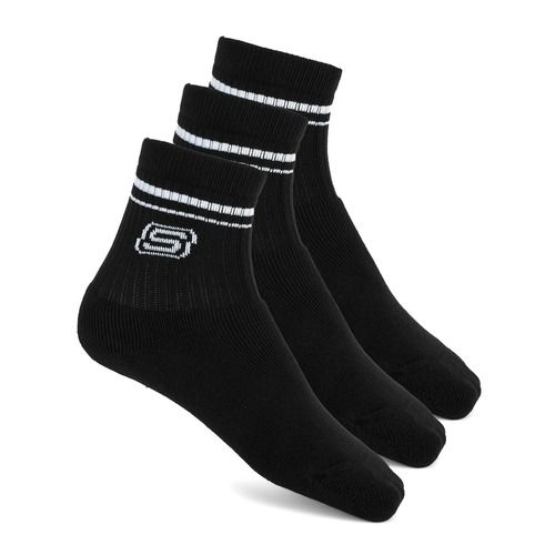 Детски чорапи SKECHERS Full Terry Low Crew 3 чифта black