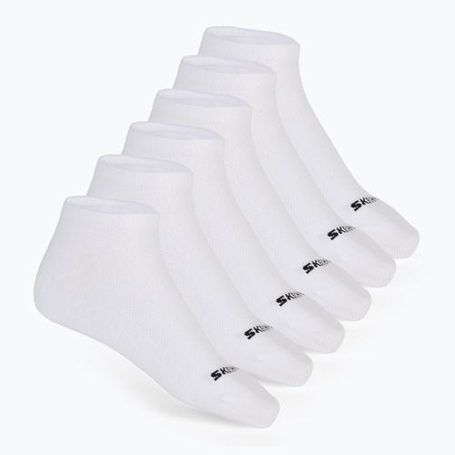 Мъжки чорапи SKECHERS Non Terry Low Cut 6 чифта white traditional
