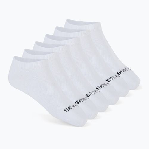 Дамски чорапи SKECHERS Non Terry Low Cut 6 чифта white traditional