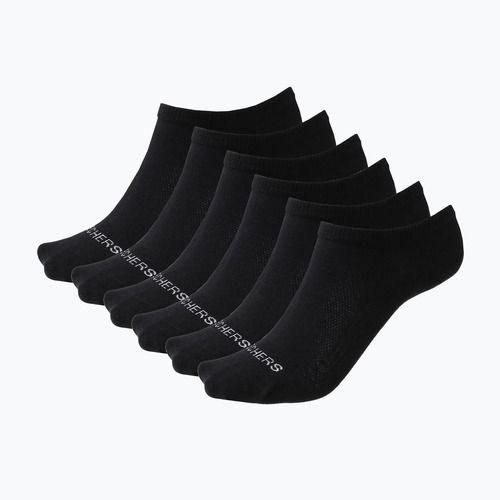 Дамски чорапи SKECHERS Non Terry Low Cut 6 чифта black