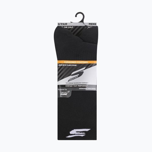 Мъжки чорапи SKECHERS 1/2 Terry Over The Knee 2 чифта black