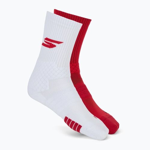 Мъжки чорапи SKECHERS Select Terry Crew 2 чифта red