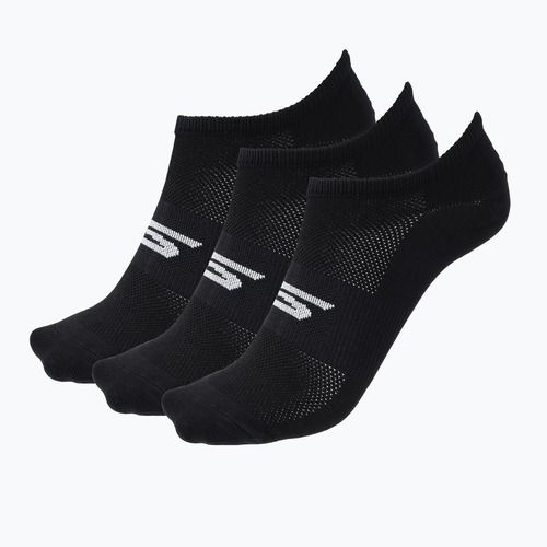 Мъжки чорапи SKECHERS Microfiber Non Terry No Show 3 чифта black/white