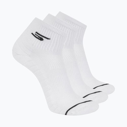 Мъжки чорапи SKECHERS 1/2 Terry Qtr Crew 3 чифта white traditional