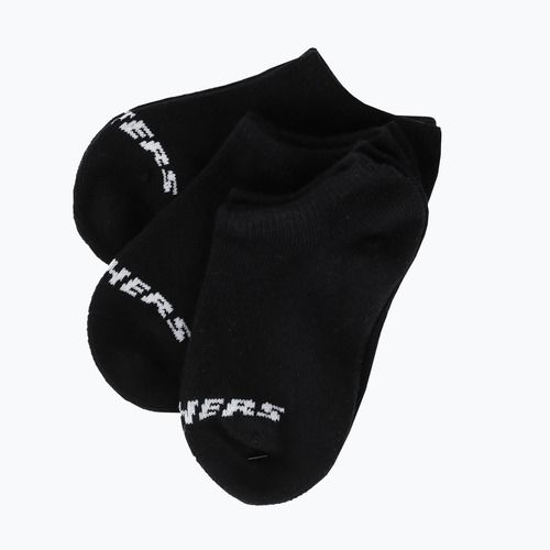 Детски чорапи SKECHERS Non Terry No Show 3 чифта black