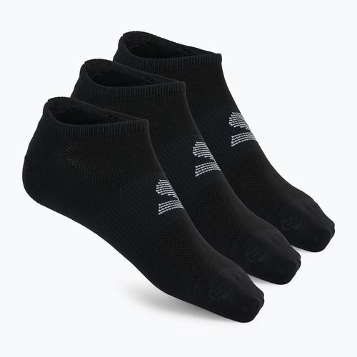 Мъжки чорапи SKECHERS микрофибър без плюш невидими 3 чифта black/white