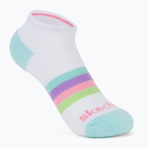 Детски чорапи SKECHERS Heel/Toe Terry Low Cut 6 чифта white/light pink