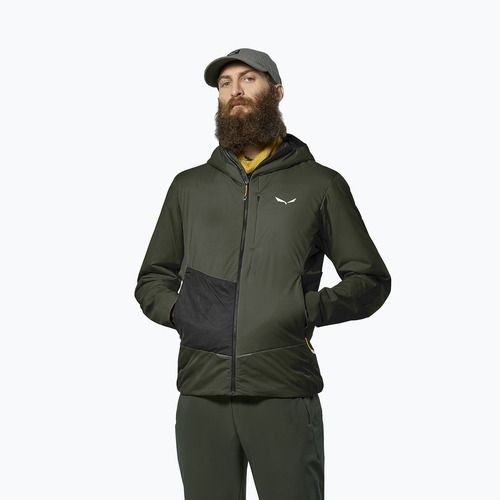 Мъжко хибридно яке Salewa Pedroc Tirol Wool Air Hybrid dark olive