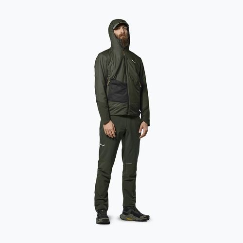 Мъжко хибридно яке Salewa Pedroc Tirol Wool Air Hybrid dark olive