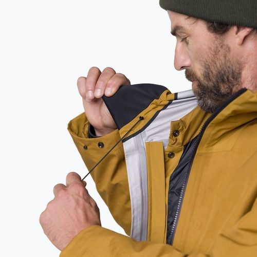 Мъжко непромокаемо яке Salewa Fanes 3L Ptx Hemp 2/1 Parka golden brown int.7020