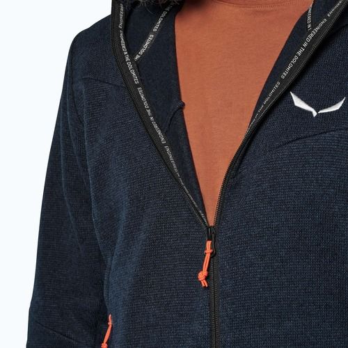 Мъжка туристическа поларена блуза Salewa Puez Rocca Polarlite Hood navy blazer