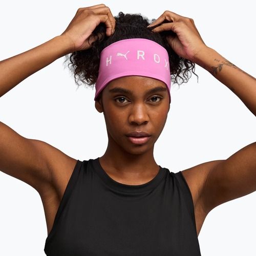 Лента за глава PUMA x HYROX Sweatband розова