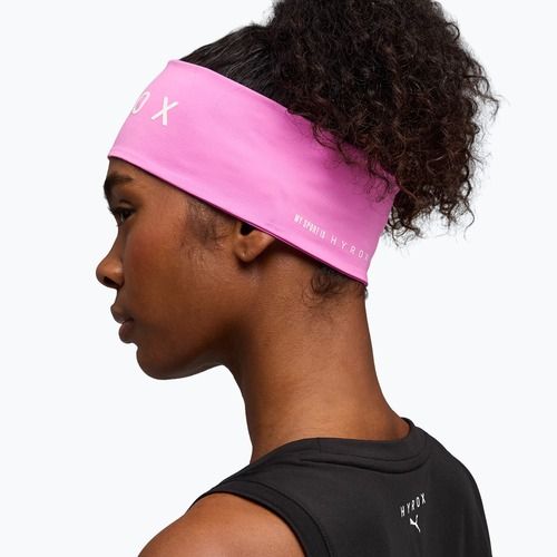 Лента за глава PUMA x HYROX Sweatband розова