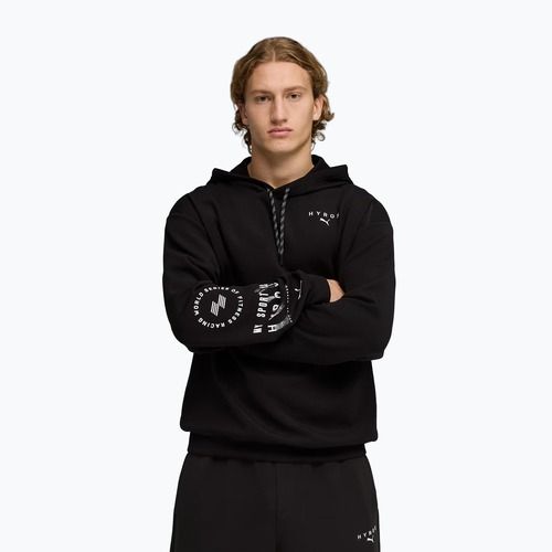 Мъжки тренировъчен суитшърт PUMA x HYROX Cloudspun Hoodie черен